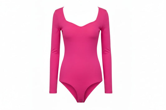 Long Sleeve Bodycon Bodysuit Sheyln
