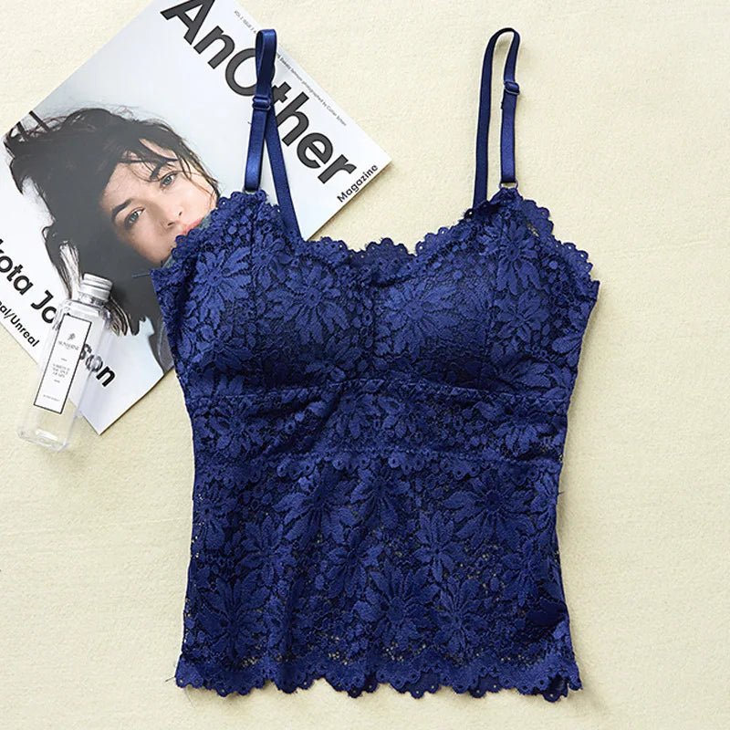 Floral Lace Wire-Free Bralette Sheyln