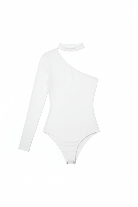 Vintage Long Sleeve Bodycon Bodysuit Sheyln