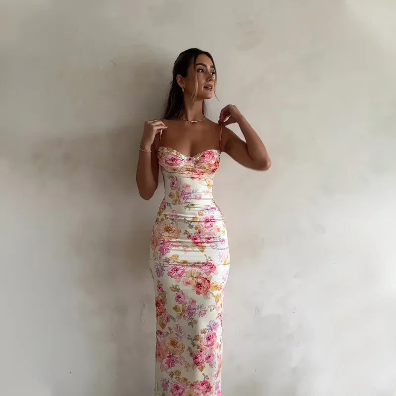 Floral Split Mini Dress Sheyln