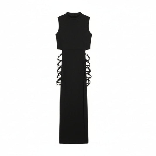 Criss Cross Cut Out Bodycon Dress Sheyln