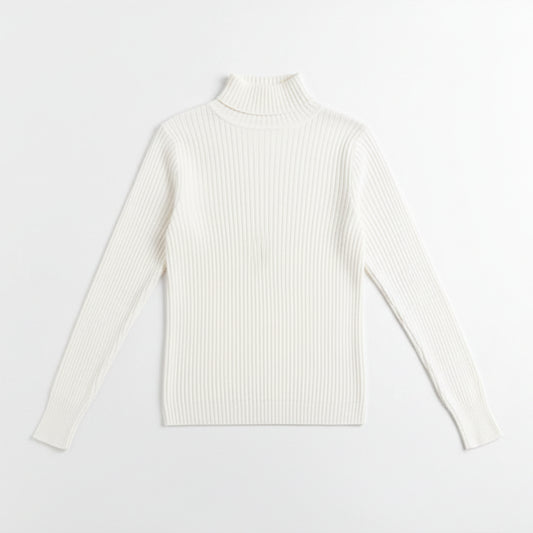 Elegant Knit Turtleneck Pullover – Slim Fit