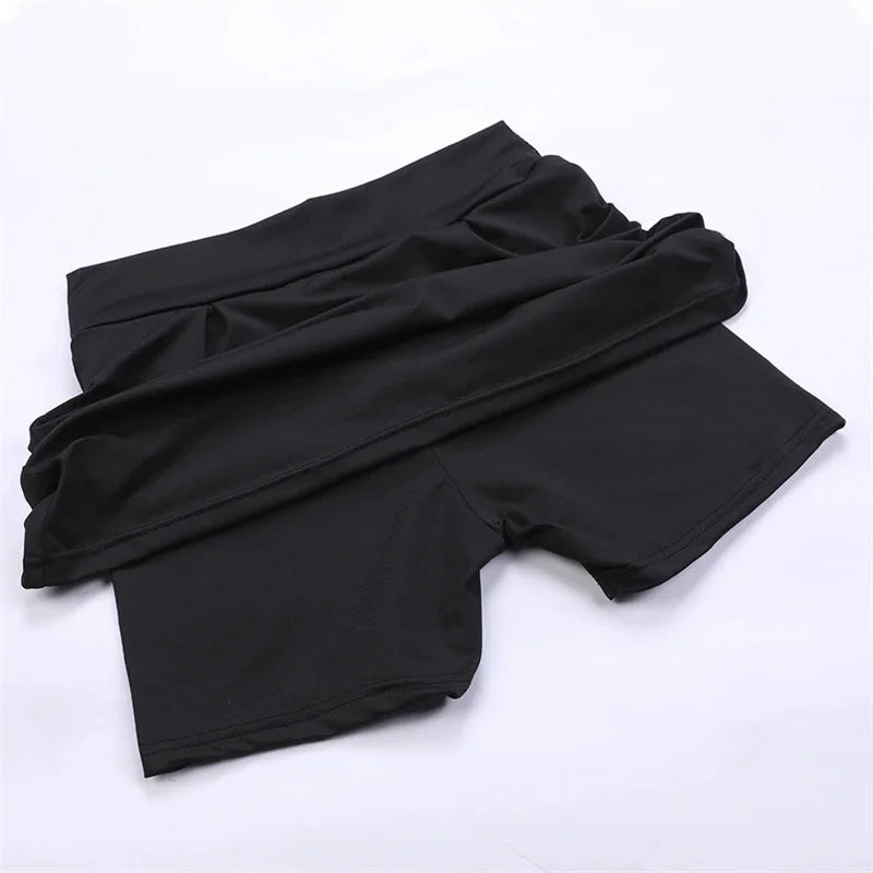 High Waist Mini Short Skort Sheyln