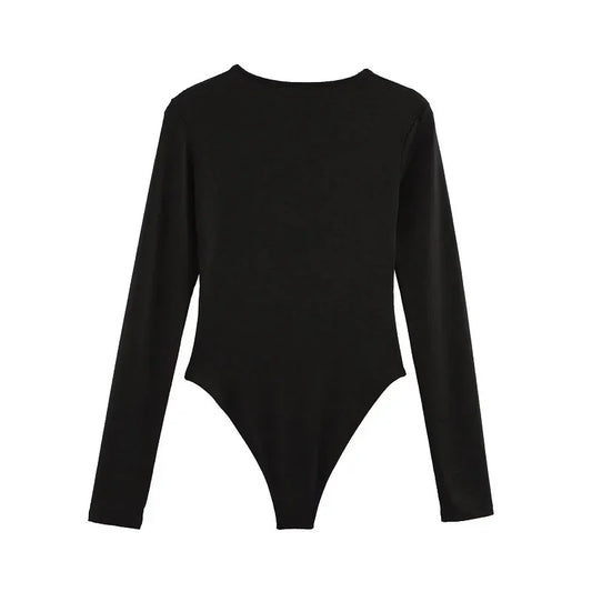 Bustier Long Sleeve Bodysuit