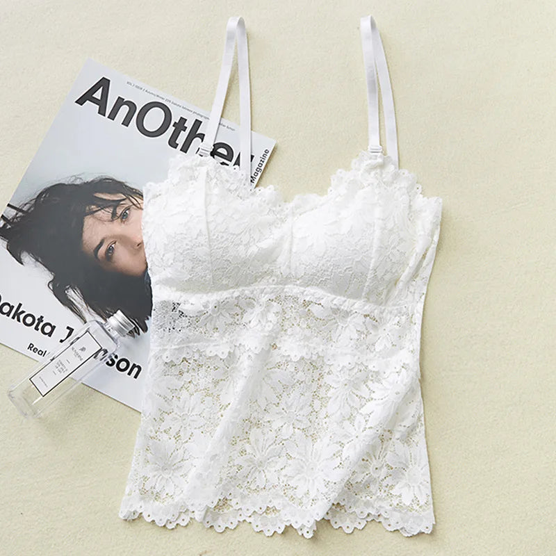 Floral Lace Wire-Free Bralette Sheyln