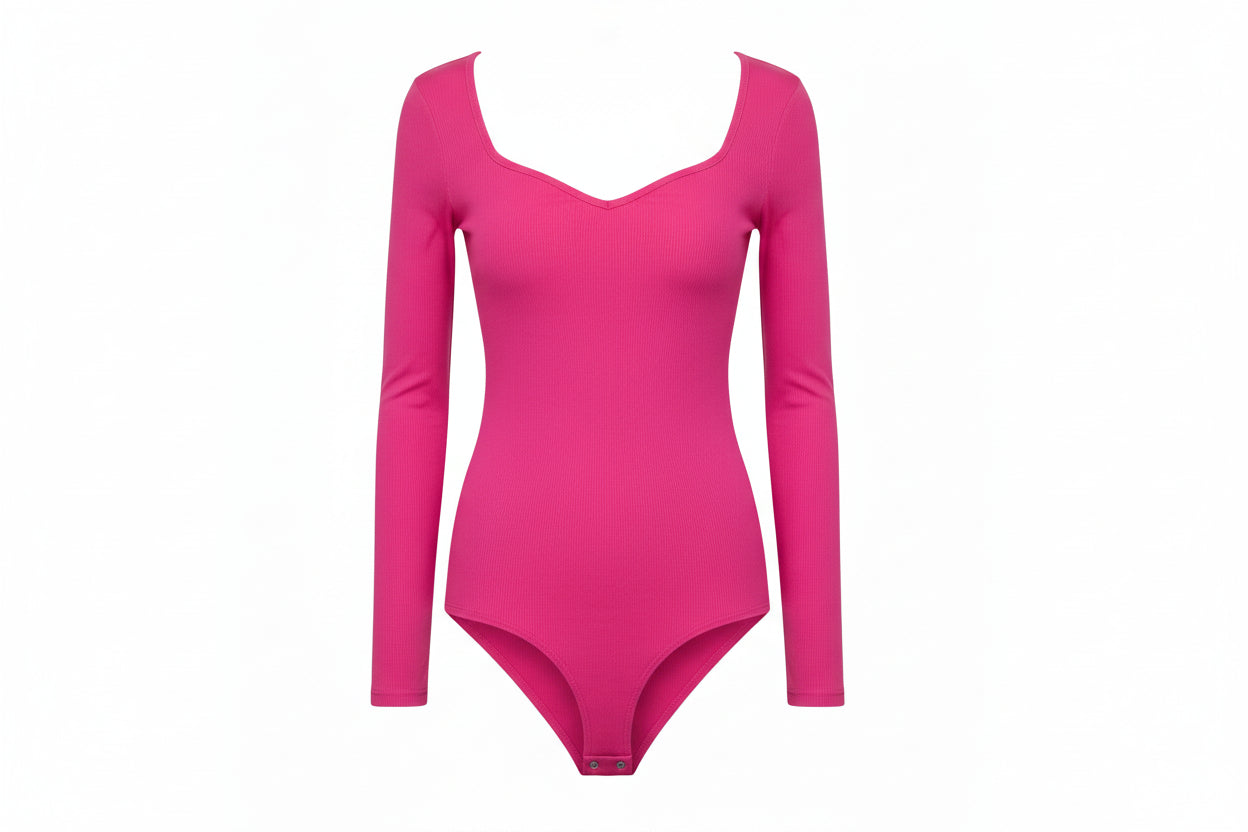 Long Sleeve Bodycon Bodysuit Sheyln