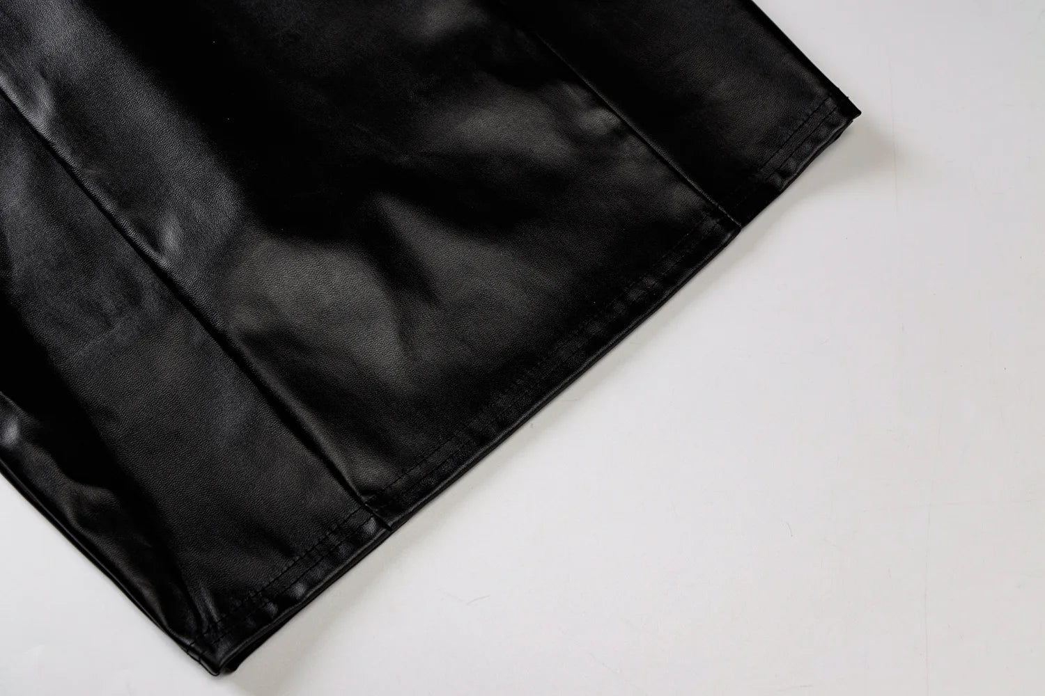 Strapless Leather Mini Dress Sheyln