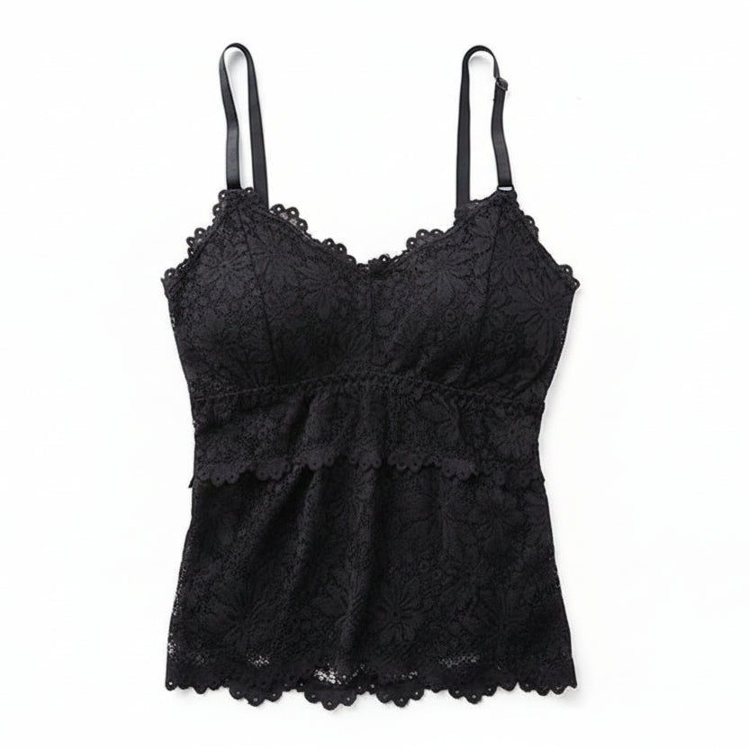 Floral Lace Wire-Free Bralette Sheyln