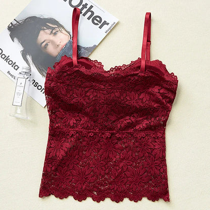 Floral Lace Wire-Free Bralette Sheyln