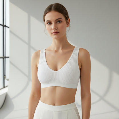 Deep V Seamless Bralette