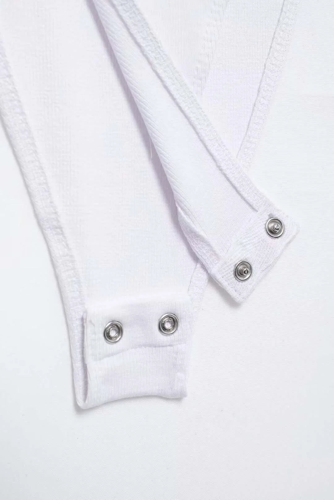 Ribbed Snap-Button Bodysuit Sheyln