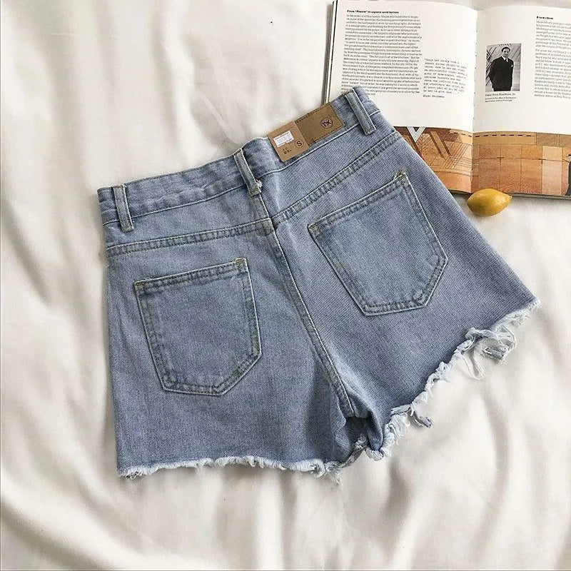 Distressed Denim Short