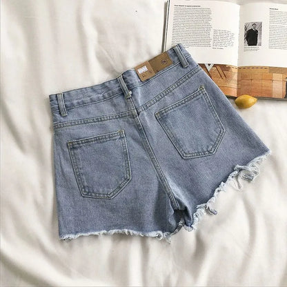 Distressed Denim Short