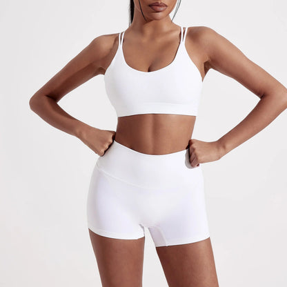 Cross-Back High Support Sports Bra Sheyln