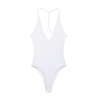 Slip Bustier Backless Bodysuit Sheyln
