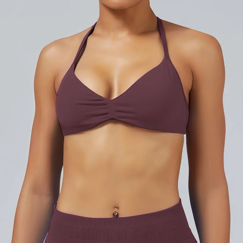 Strappy Seamless Sports Bra Sheyln