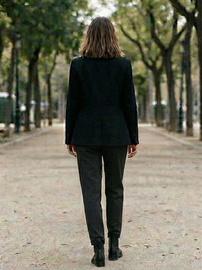 Pleated Wide Leg Trouser