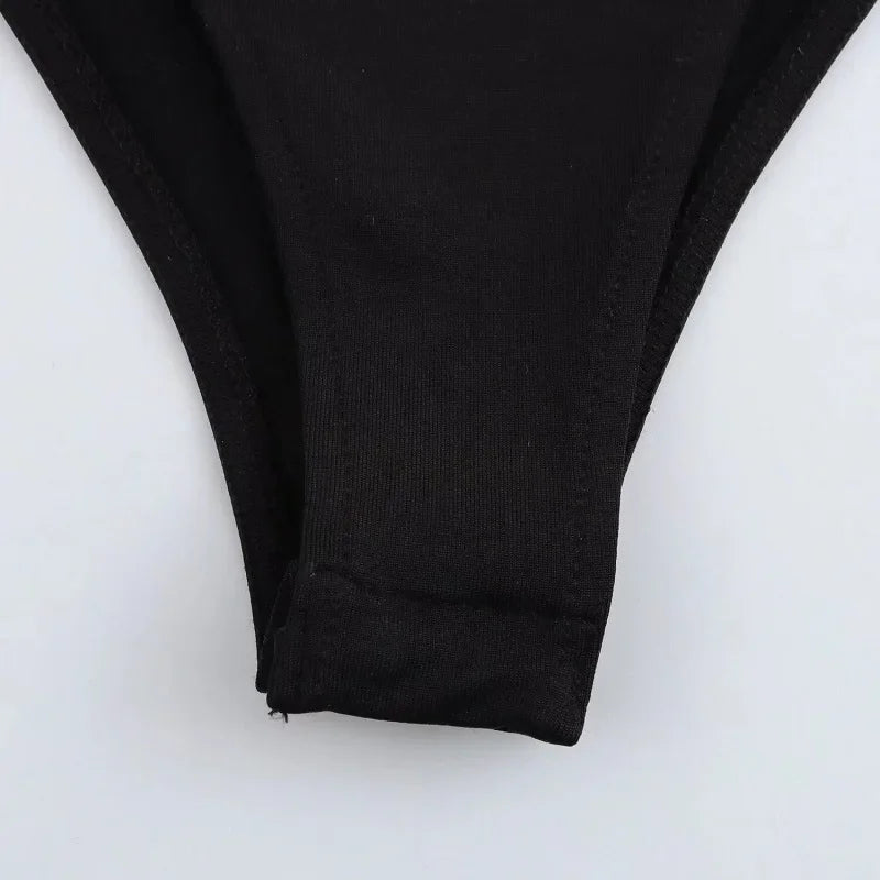 Bustier Long Sleeve Bodysuit Sheyln