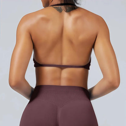 Strappy Seamless Sports Bra Sheyln