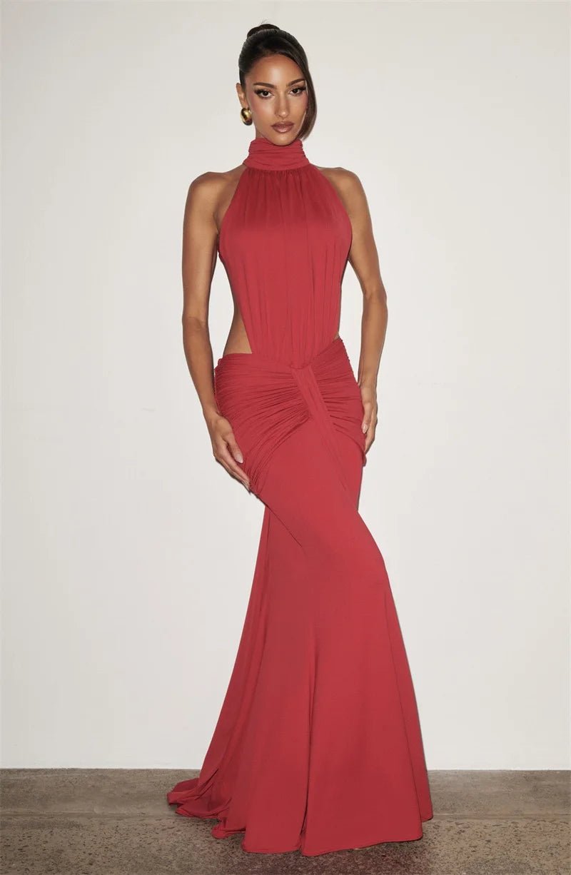 Luxe Backless Maxi Dress Sheyln
