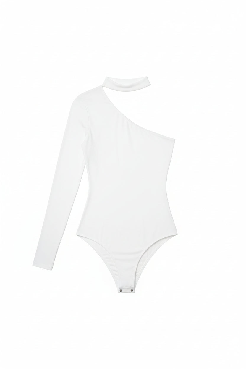 Vintage Long Sleeve Bodycon Bodysuit Sheyln