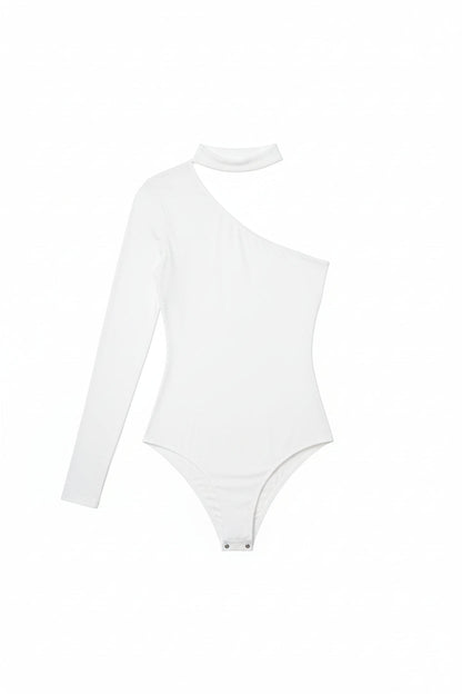 Vintage Long Sleeve Bodycon Bodysuit Sheyln