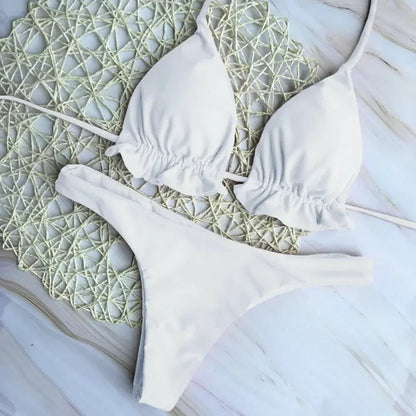 Bandage Push-Up Thong Bikini Set Sheyln