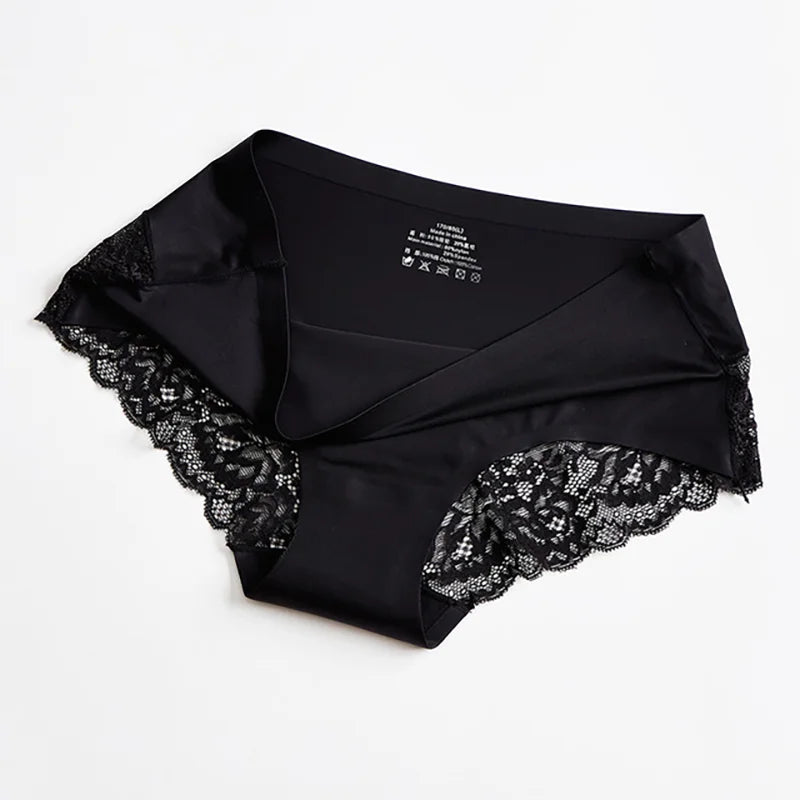 Satin Lace Briefs 3-Pack Sheyln