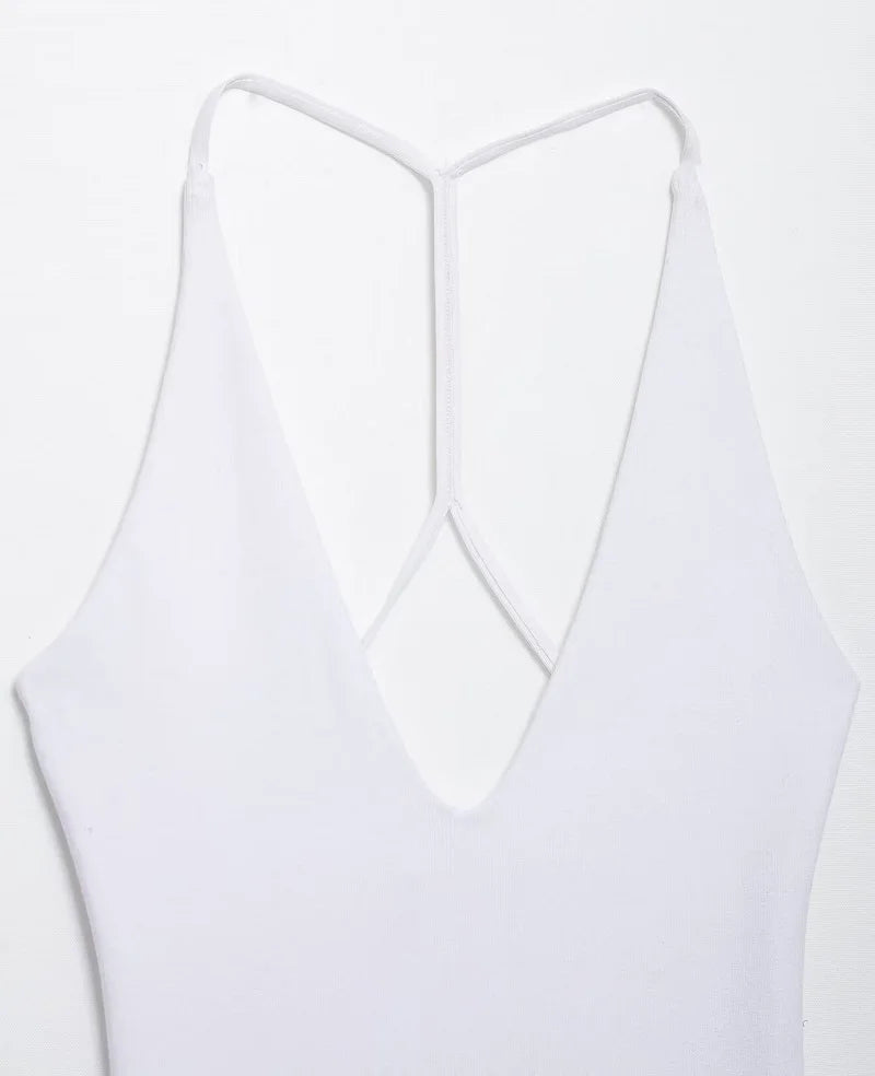 Slip Bustier Backless Bodysuit Sheyln