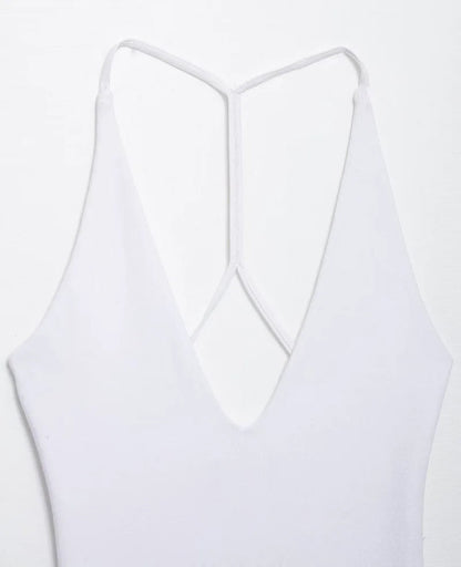 Slip Bustier Backless Bodysuit Sheyln
