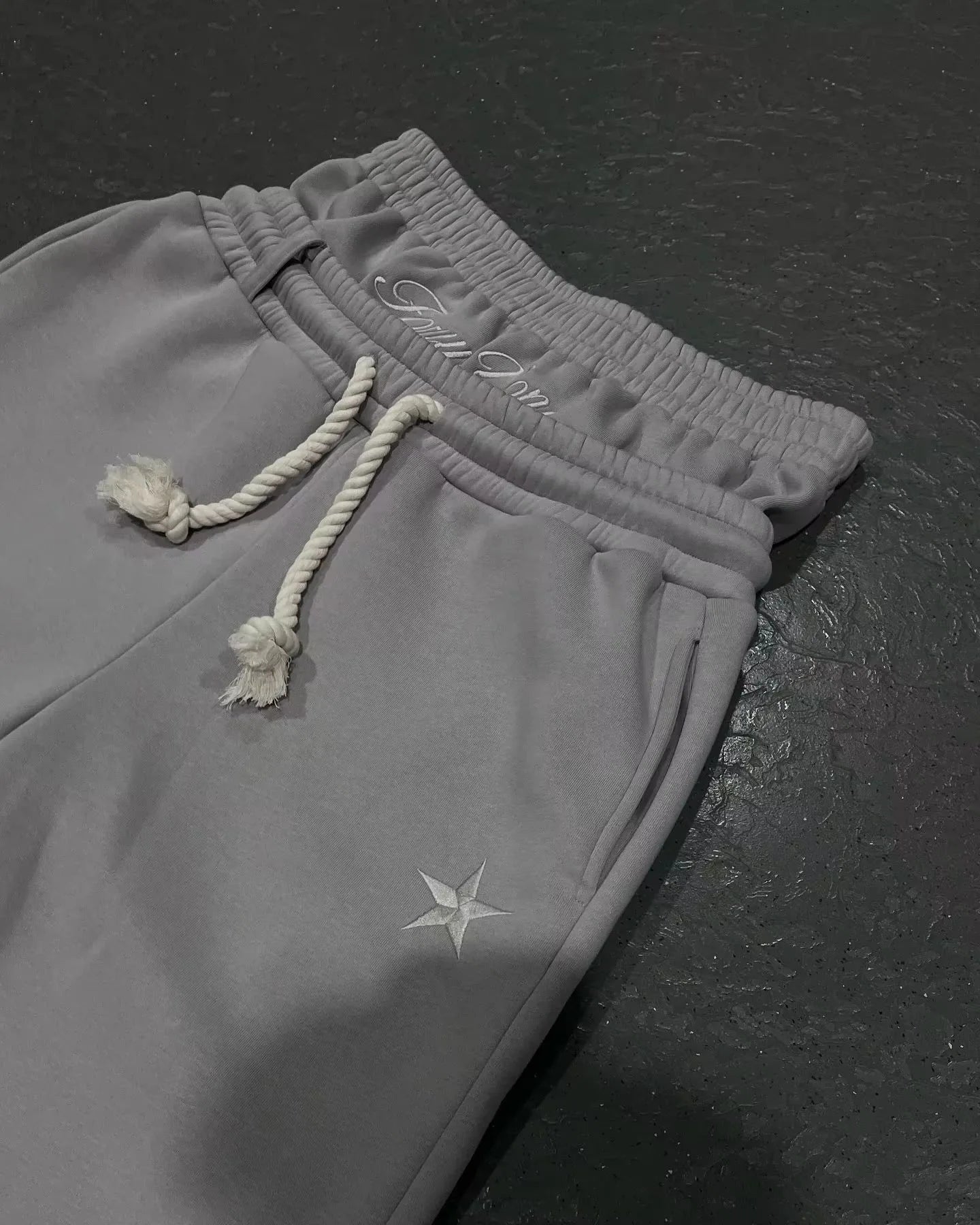 Loose Double-Waist Sweatpants Sheyln