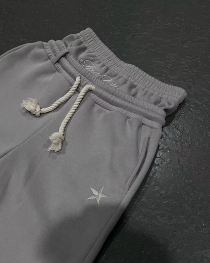 Loose Double-Waist Sweatpants Sheyln