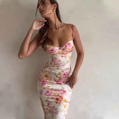 Floral Split Mini Dress Sheyln
