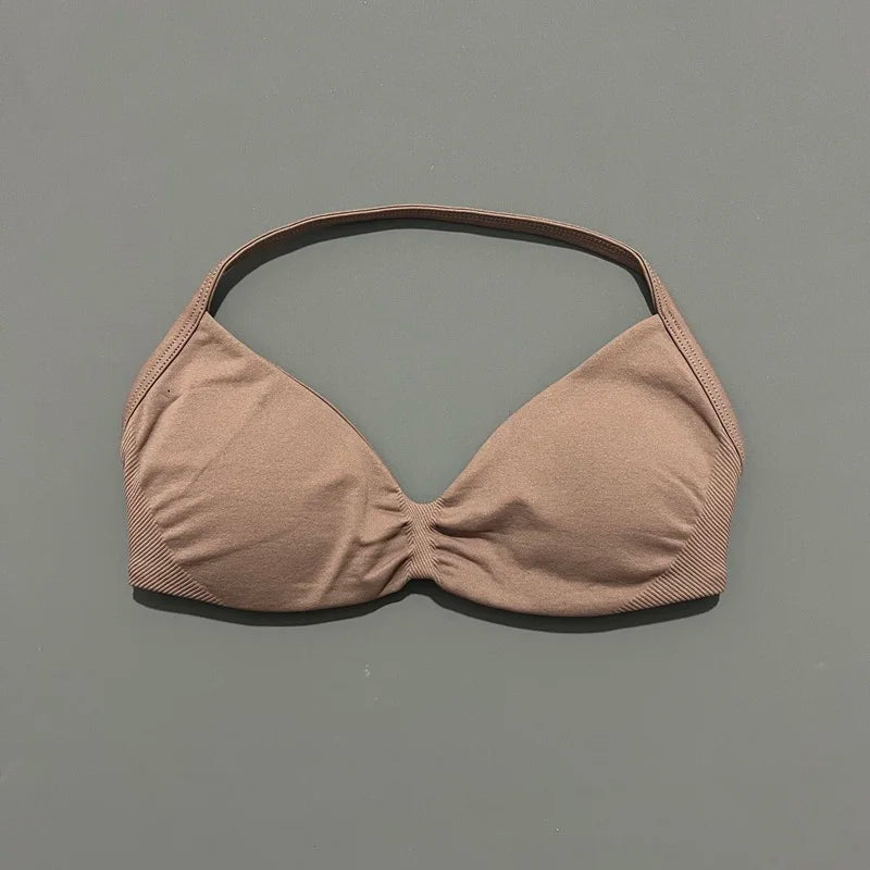 Strappy Seamless Sports Bra Sheyln