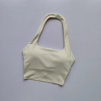 Backless Athletic Crop Bra Sheyln