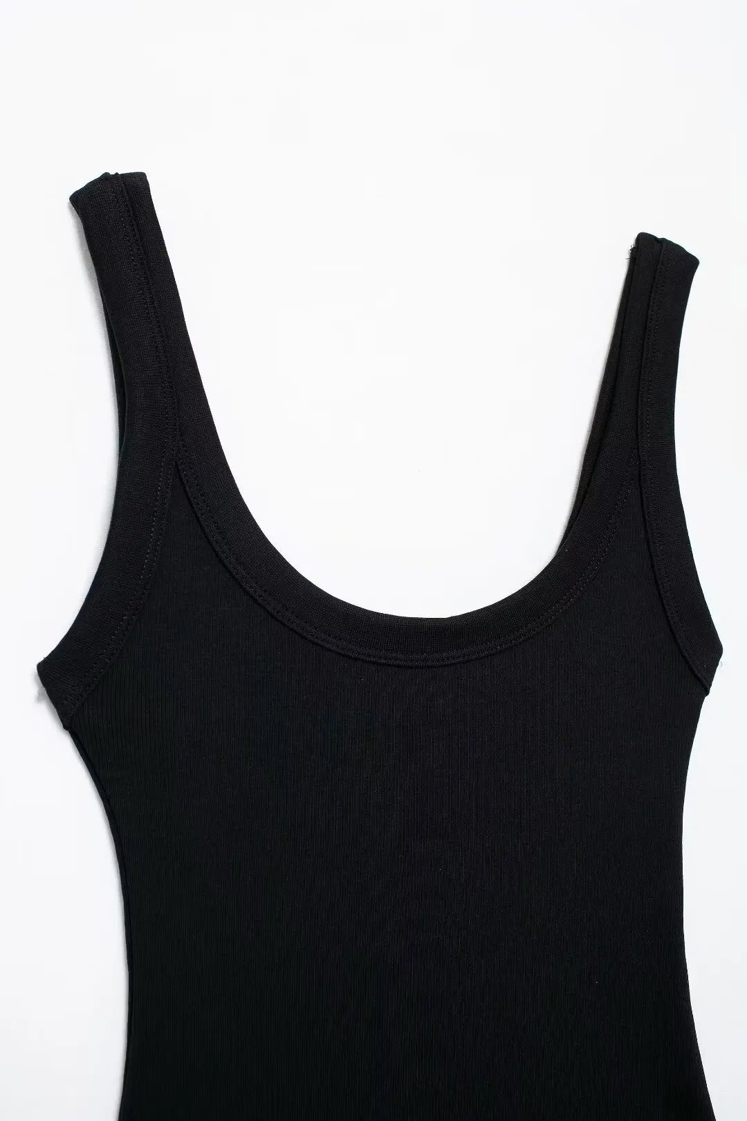 Ribbed Snap-Button Bodysuit Sheyln