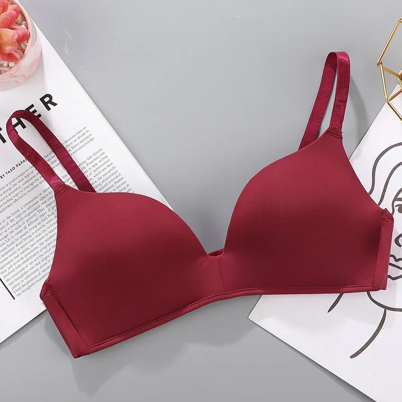 Seamless Wire-Free Push Up Bra Sheyln