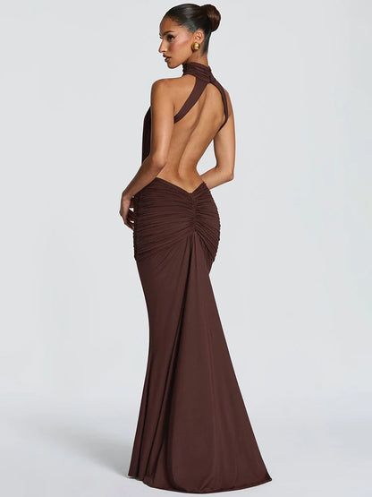 Luxe Backless Maxi Dress Sheyln