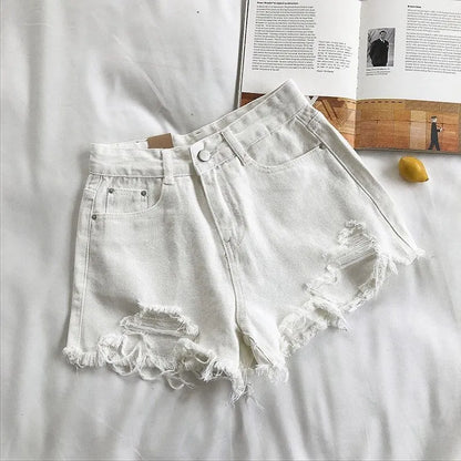 Distressed Denim Short