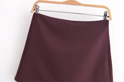 High-Waist Mini Skort Sheyln