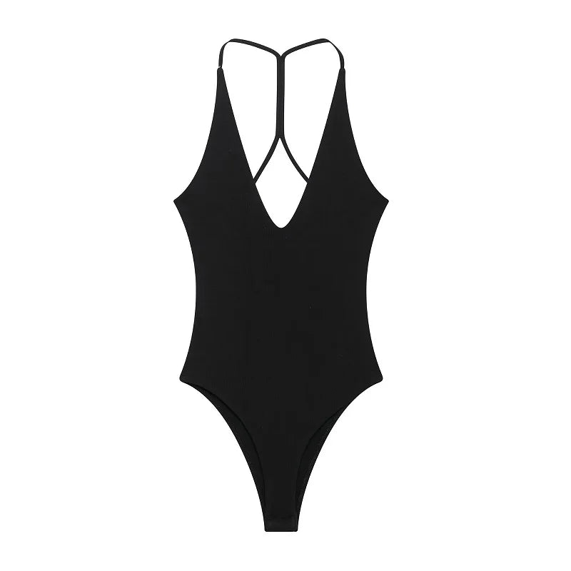 Slip Bustier Backless Bodysuit Sheyln