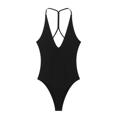Slip Bustier Backless Bodysuit Sheyln