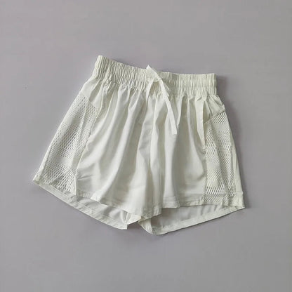 High-Waist 2-in-1 Yoga Shorts Sheyln