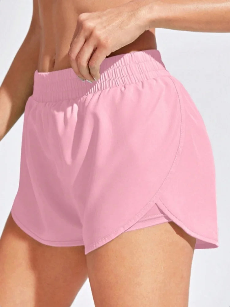 High Waist Yoga Shorts Sheyln