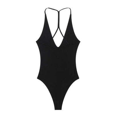 Slip Bustier Backless Bodysuit Sheyln