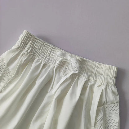High-Waist 2-in-1 Yoga Shorts Sheyln