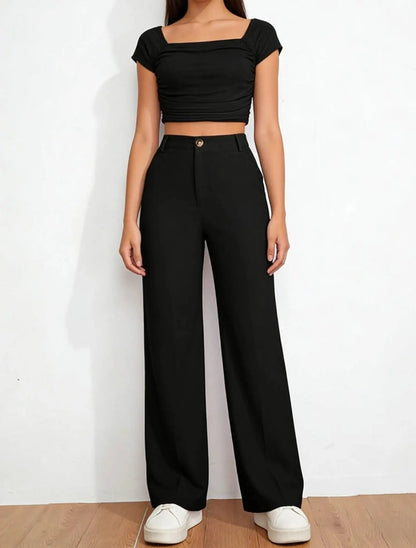 Wide Leg Trouser
