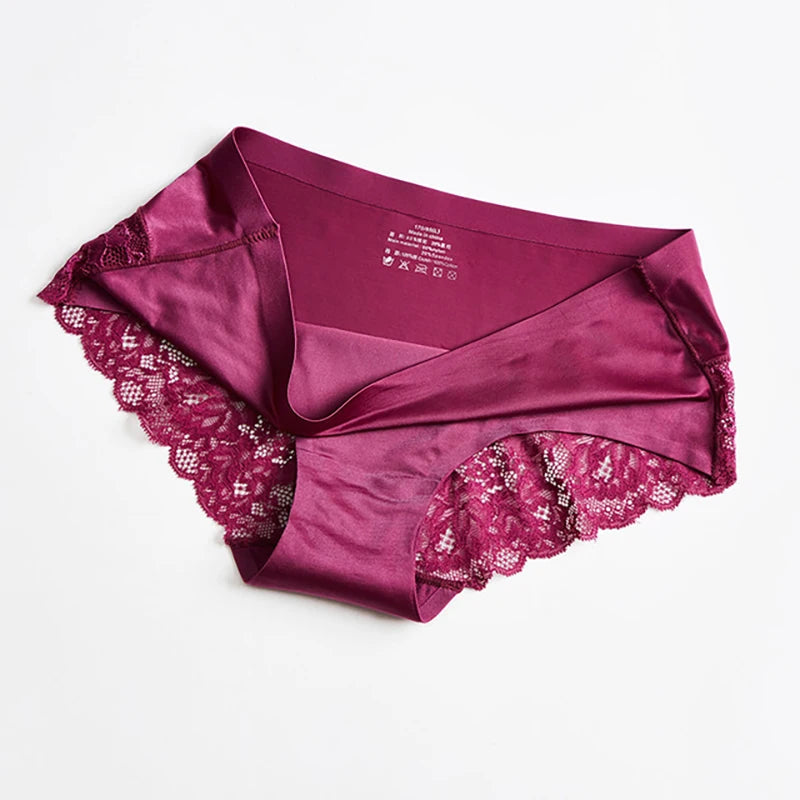 Satin Lace Briefs 3-Pack Sheyln