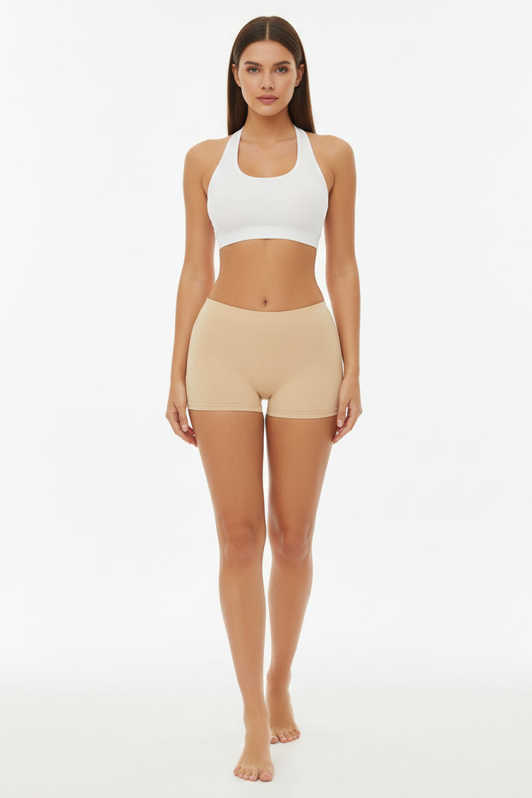 Seamless High-Waist Boyshorts 5-Pack Sheyln