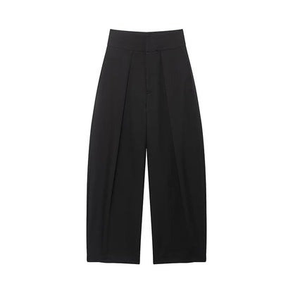 Pleated Wide Leg Trouser